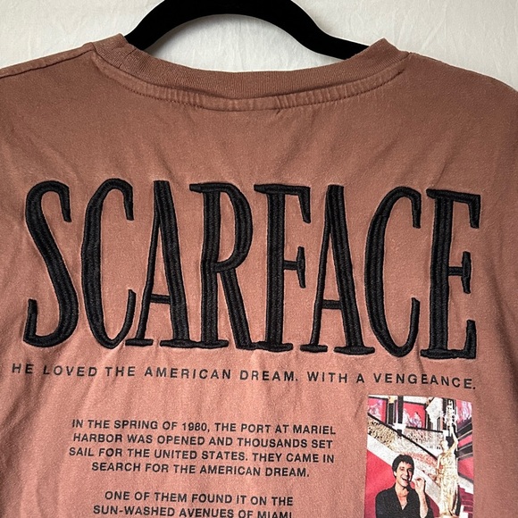 Scarface Graphic Tee in Brown - Picture 6 of 7